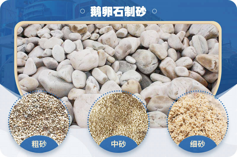風化石，鵝卵石制砂